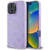 Image de Guess GUHMP16XPSAPSMEU iPhone 16 Pro Max 6.9" pourpre/pourpre étui rigide Saffiano Peony Classic Logo (Apple iPhone 16 Pro Max), Coque pour téléphone portable, Violet