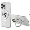 Image de Karl Lagerfeld iPhone 16 Pro Max Ringstand Karl et Choupette Étui MagSafe (Apple iPhone 16 Pro Max), Coque pour téléphone portable, Blanc