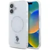 Image de U.S. Polo US Polo USHMP16SHOCLDPW iPhone 16 6.1" bia y/white IML Ring MagSafe (Apple iPhone 16), Coque pour téléphone portable, Blanc