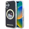 Image de Hello Kitty HKHMP16SHSWKK iPhone 16 6,1" czarny/black hardcase IML Sweet Kitty Magsafe (Apple iPhone 16), Coque pour téléphone portable, Noir, Or