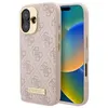 Image de Coque pour iPhone 16 - Guess Hardcase 4G Logo Plate MagSafe (GUHMP16SU4GPRP) - Rose