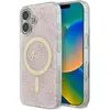 Image de Guess GUHMP16SH4STP iPhone 16 6.1" ró owy/pink hardcase IML 4G MagSafe (Apple iPhone 16), Coque pour téléphone portable, Pink