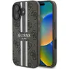 Image de Guess GUHMP16SP4RPSW iPhone 16 br zowy/brown MagSafe 4G Printed Stripes (Apple iPhone 16), Coque pour téléphone portable, Marron