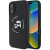 Image de Karl Lagerfeld iPhone 16 Liquid Silicone K&CH Heads MagSafe Case (Apple iPhone 16), Coque pour téléphone portable, Noir