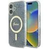Image de Guess GUHMP16SH4STB iPhone 16 6.1" niebieski/blue hardcase IML 4G MagSafe (Apple iPhone 16), Coque pour téléphone portable, Bleu