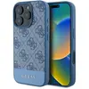 Image de Guess GUHCP16XG4GLBL iPhone 16 Pro Max niebieski/blue HC 4G PU Bottom Stripe (Apple iPhone 16 Pro Max), Coque pour téléphone portable, Bleu
