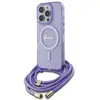 Image de Guess GUHMP16XHCTSGNSU iPhone 16 Pro Max 6.9" fioletowy/pourpre hardcase Cord Cord Script MagSa, Bandoulière pour smartphone, Violet
