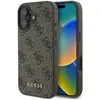 Image de Guess GUHCP16SG4GFBR iPhone 16 br zowy/brown HC PU 4G Classic (Apple iPhone 16), Coque pour téléphone portable, Marron