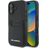 Image de Karl Lagerfeld Case HC Grained PU Cardslot Metal Elong for iPhone 16 black (Apple iPhone 16), Coque pour téléphone portable, Noir