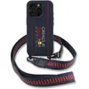 Image de Red Bull RBHMP16X24SISOLRV iPhone 16 Pro Max 6.9" hardcase Silicone Strap and Vertical Logo MagSafe (Apple iPhone 16 Pro Max), Coque pour téléphone portable, Noir, Bleu