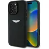 Image de Aston Martin Case HC Leather Victory Design to iPhone 16 Pro black (Apple iPhone 16 Pro), Coque pour téléphone portable, Noir