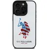 Image de U.S. Polo US Polo USHCP15XPUSH iPhone 15 Pro Max 6.7 white/white Leather Big DH American Flag (Apple iPhone 15 Pro Max), Coque pour téléphone portable, Blanc
