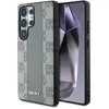Image de DKNY Case Leather Checkered Pattern MagSafe for Samsung Galaxy S25 Ultra taupe (Samsung Galaxy S25 Ultra), Coque pour téléphone portable, Gris, Argent