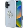 Image de Guess Hardcase PU Grained Big 4G and Classic Logo Case for iPhone 16 6,1" Blue (Apple iPhone 16), Coque pour téléphone portable, Bleu