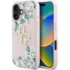 Image de Guess Case Grained Roses Big 4G logo for iPhone 16 pink (Apple iPhone 16), Coque pour téléphone portable, Pink, Rose
