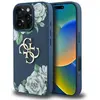 Image de Guess Case Grained Roses Big 4G logo for iPhone 16 Pro Max blue (Apple iPhone 16 Pro Max), Coque pour téléphone portable, Bleu