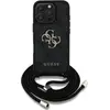Image de Guess 4G Big Logo Cord Stap Crossbody für Apple iPhone 16 Pro - black (Apple iPhone 16 Pro), Coque pour téléphone portable, Noir