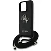 Image de Guess 4G Big Logo Cord Stap Crossbody für Apple iPhone 16 Pro Max - black (Apple iPhone 16 Pro Max), Coque pour téléphone portable, Noir