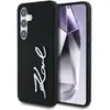 Image de Karl Lagerfeld Etui Silicone Metal Signature Logo Samsung Galaxy S25 czarny (Samsung Galaxy S25), Coque pour téléphone portable, Noir