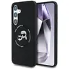Image de Karl Lagerfeld Etui Silicone Double Heads And Circle MagSafe Samsung Galaxy S25 czarny (Samsung Galaxy S25), Coque pour téléphone portable, Noir