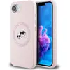 Image de Karl Lagerfeld Back panel cover - Liquid Silicone K&CH Heads MagSafe Case for iPhone SE4 Pink (Apple iPhone 16e, Apple iPhone 17e), Coque pour téléphone portable, Rose