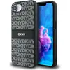 Image de DKNY Etui Repeat Texture Pattern with Tonal Stripe do iPhone 16e czarny (Apple iPhone 16e, Apple iPhone 17e), Coque pour téléphone portable, Noir