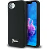 Image de Guess - Silicone Script Metal Logo (GUHMPSE4SMBSLK) - iPhone 16e - Black (Apple iPhone 16e, Apple iPhone 17e), Coque pour téléphone portable, Noir