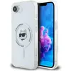 Image de Karl Lagerfeld Case IML Metal Choupette Head MagSafe for iPhone 16e white (Apple iPhone 16e, Apple iPhone 17e), Coque pour téléphone portable, Blanc
