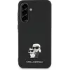 Image de Karl Lagerfeld Case Saffiano w/ K&C Metal Logo for Samsung Galaxy A36 black (Samsung Galaxy A36), Coque pour téléphone portable, Noir