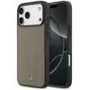 Image de Mercedes Case Leather The Move MagSafe for iPhone 17 Pro Max taupe (Apple iPhone 17 Pro Max), Coque pour téléphone portable, Gris, Beige