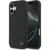 Image de Mercedes Leather Large Laurel Leave MagSafe Case for iPhone 17 Black (Apple iPhone 17), Coque pour téléphone portable, Noir