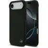 Image de Mercedes Leather Large Laurel Leave MagSafe Case for iPhone Air Black (Apple iPhone Air), Coque pour téléphone portable, Noir