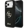 Image de Guess 4G Silicone Script Big Metal Logo Case für Apple iPhone 17 Pro Max - black (Apple iPhone 17 Pro Max), Coque pour téléphone portable, Noir