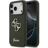 Image de Guess 4G Silicone Script Big Metal Logo Case für Apple iPhone 17 Pro - khaki (Apple iPhone 17 Pro), Coque pour téléphone portable, Vert