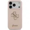 Image de Guess - Silicone Big 4G Script (GUHCP17LSC4GSMP) - iPhone 17 Pro - Light Pink (Apple iPhone 17 Pro), Coque pour téléphone portable, Pink