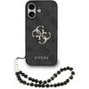 Image de Guess - Hardcase 4G Classic Logo with Strap (GUHCP17SP4GMGSK) - iPhone 17 - Black (Apple iPhone 17), Coque pour téléphone portable, Noir