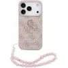 Image de Guess Hardcase 4G Classic Logo mit Riemen (Apple iPhone 17 Pro Max), Coque pour téléphone portable, Pink