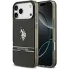 Image de U.S. Polo US Polo DH and Bottom Stripe Logo MagSafe Case for iPhone 17 Pro Max Black (Apple iPhone 17 Pro Max), Coque pour téléphone portable, Noir