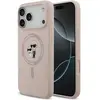 Image de Karl Lagerfeld - Silicone Ring MagSafe (KLHMP17XSCMKCRHP) - iPhone 17 Pro Max - Pink Karl&Choupette (Apple iPhone 17 Pro Max), Coque pour téléphone portable, Pink