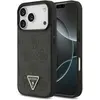 Image de Guess - Leather 4G Triangle Strass MagSafe (GUHMP17LP4TDPLK) - iPhone 17 Pro - Black (Apple iPhone 17 Pro), Coque pour téléphone portable, Noir