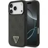Image de Guess - Leather 4G Triangle Strass MagSafe (GUHMP17XP4TDPLK) - iPhone 17 Pro Max - Black (Apple iPhone 17 Pro Max), Coque pour téléphone portable, Noir