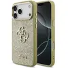 Image de Guess - Fixed Glitter Big 4 Metal Frame (GUHCP17XHG4SGCD) - iPhone 17 Pro Max - Gold (Apple iPhone 17 Pro Max), Coque pour téléphone portable, Or