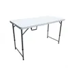 Image de Table de réception pliante 4 personnes 122 cm Structure en acier et Plateau en Polyéthy