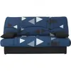 Image de Banquette clic clac 3 places tissu Bikini Style contemporain L 190 P 92 cm DREAM B