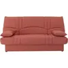 Image de Banquette clic clac 3 places tissu Terracotta Style contemporain L 190 P 92 cm DREAM