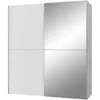 Image de Armoire 2 portes coulissantes miroir Panneau de particules mat L 170 3 P 61 2