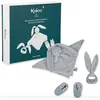 Image de Coffret cadeau naissance lapinoo bleu