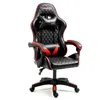Image de Amstrad ULTIMATE-BK-RUBY Fauteuil / Chaise de bureau Gamer coloris noir & rouge - coussin lombaire & appuie tête