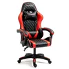 Image de Amstrad ULTIMATE-RED Fauteuil / Chaise de bureau Gamer coloris rouge & noire - coussin lombaire & appuie tête