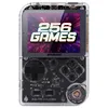 Image de Console de jeu portable Amstrad Transparent Noir avec 256 jeux et batterie rechargeable
